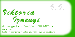 viktoria izmenyi business card